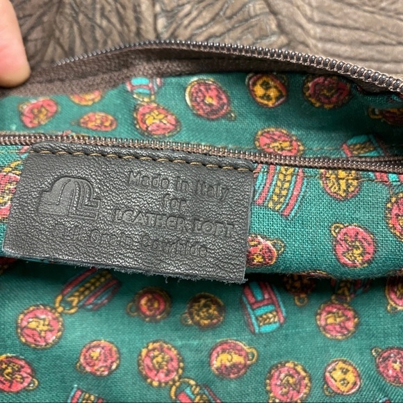 Italian Full Grain Cowhide Leather Bag boho hobo bag purse womens - Picture 4 of 12